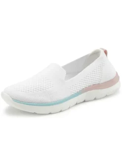 Slipper in weiß/mehrfarbig>LASCANA Hot