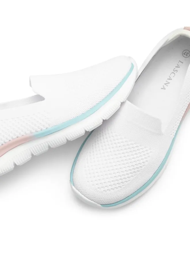 Slipper in weiß/mehrfarbig>LASCANA Hot
