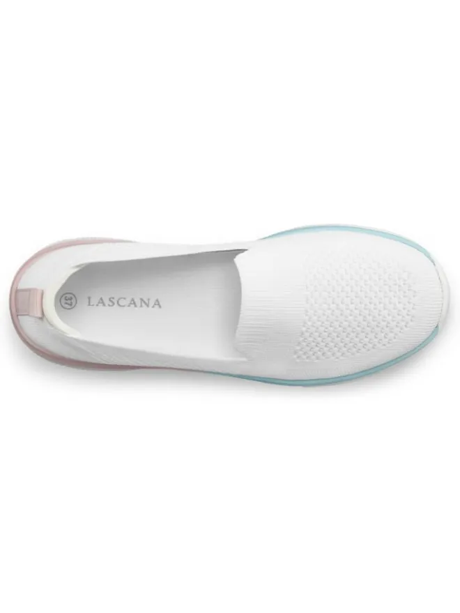 Slipper in weiß/mehrfarbig>LASCANA Hot