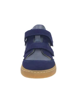 Däumling Lauflernschuhe^Slipper Klettverschluß Barry in blau