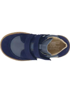Däumling Lauflernschuhe^Slipper Klettverschluß Barry in blau