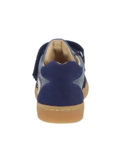 Däumling Lauflernschuhe^Slipper Klettverschluß Barry in blau