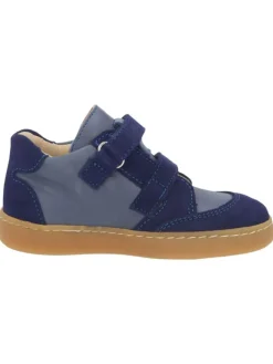 Däumling Lauflernschuhe^Slipper Klettverschluß Barry in blau