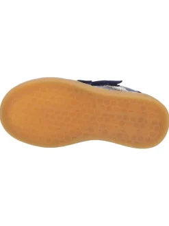Däumling Lauflernschuhe^Slipper Klettverschluß Barry in blau