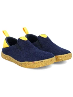 Slipper "Uppsala" in Dunkelblau/ Gelb>Groundies Hot