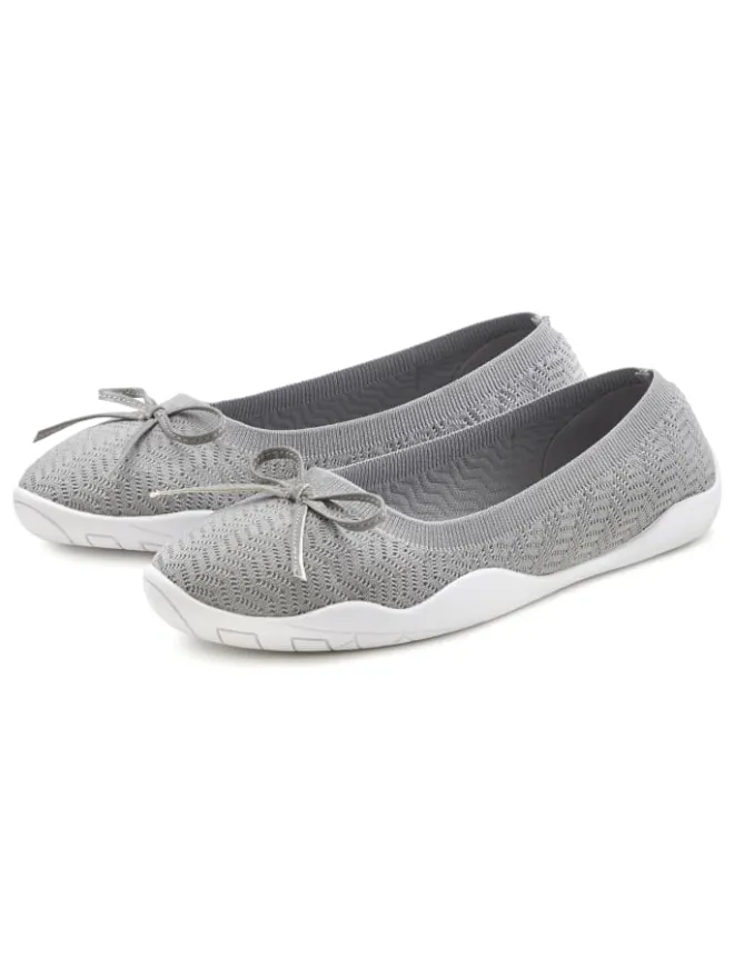LASCANA Ballerinas^Sneaker Ballerinas in grau