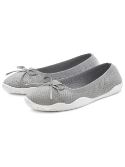 LASCANA Ballerinas^Sneaker Ballerinas in grau