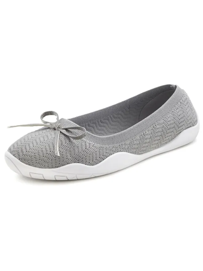 LASCANA Ballerinas^Sneaker Ballerinas in grau