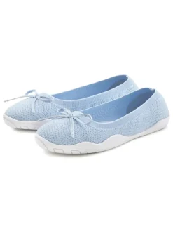 Sneaker Ballerinas in hellblau>LASCANA Discount