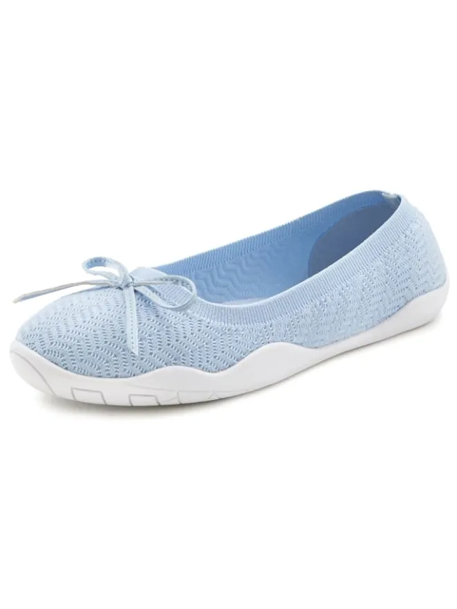 Sneaker Ballerinas in hellblau>LASCANA Discount