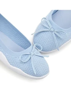 Sneaker Ballerinas in hellblau><noscript><img width=