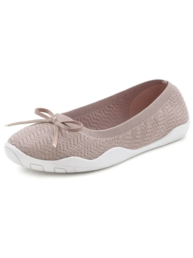 Sneaker Ballerinas in rosé>LASCANA