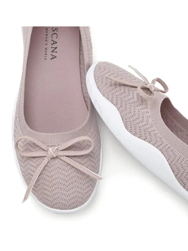 Sneaker Ballerinas in rosé>LASCANA