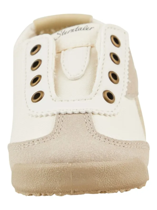 Sterntaler Krabbelschuhe^Sneaker Farbmix in ecru