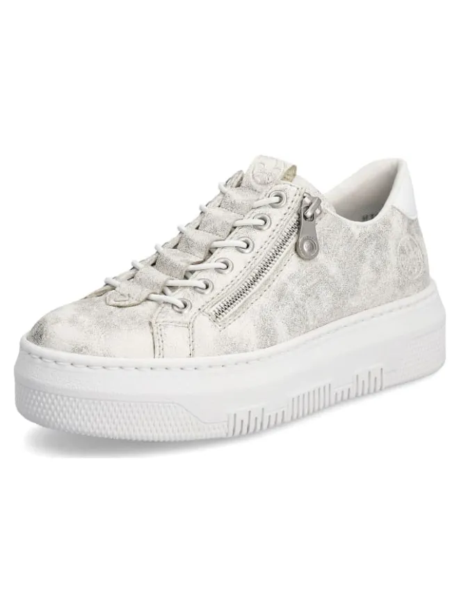 rieker Halbschuhe^Sneaker in Beige/Gold