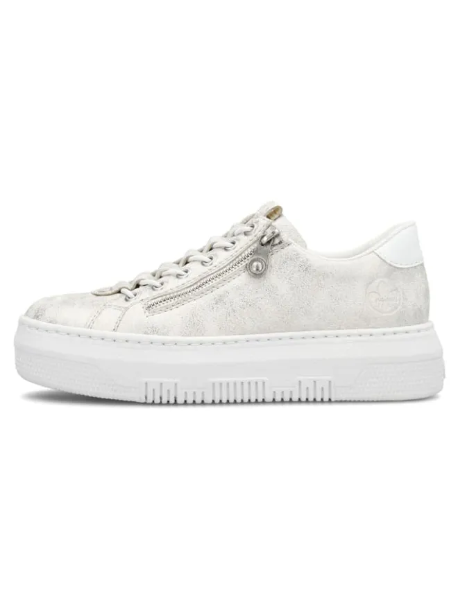 rieker Halbschuhe^Sneaker in Beige/Gold