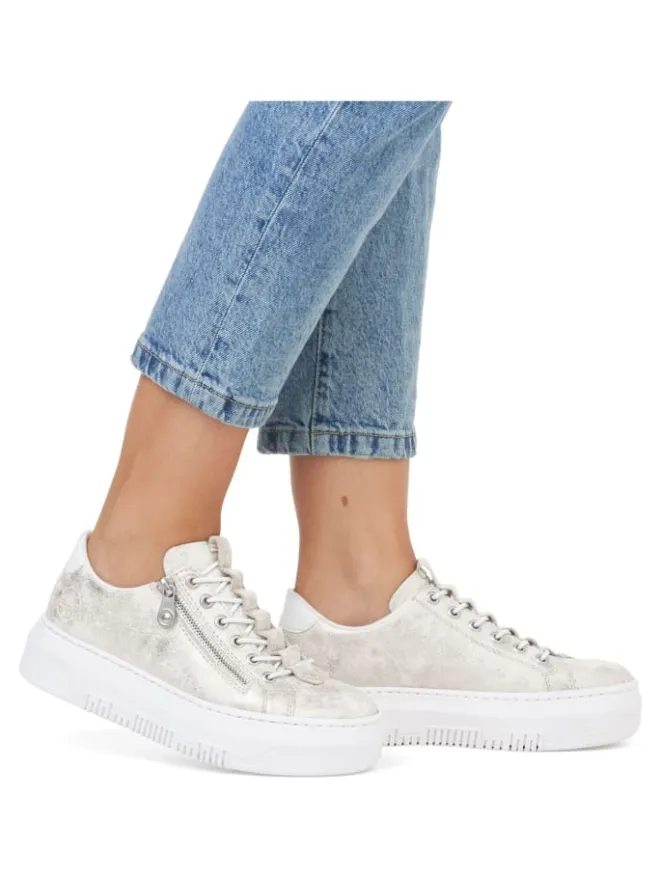 rieker Halbschuhe^Sneaker in Beige/Gold