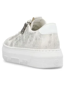 rieker Halbschuhe^Sneaker in Beige/Gold