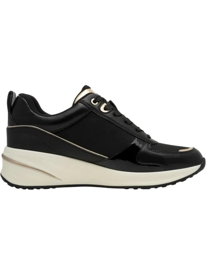 Tamaris Schnürschuhe^Sneaker in BLACK/GOLD