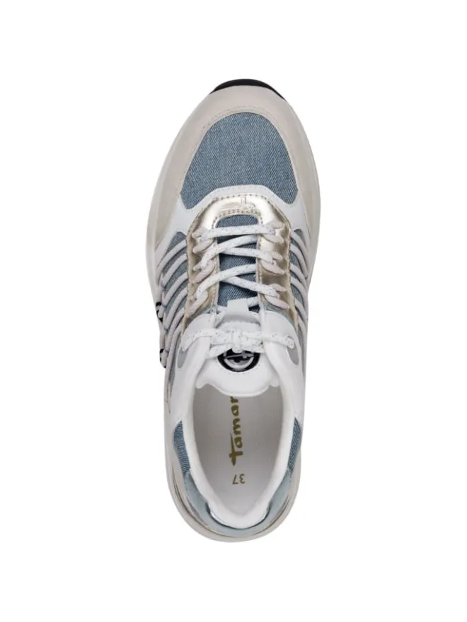 Tamaris Schnürschuhe^Sneaker in DENIM COMB