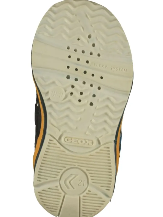 Sneaker in Navy/Gelb>Geox