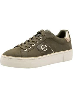 Sneaker in OLIVE NUBUC>Tamaris Discount