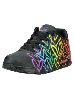 Skechers Sneakers^Sneaker in Schwarz Multi