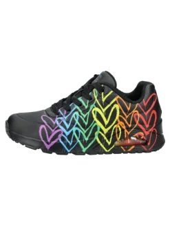 Skechers Sneakers^Sneaker in Schwarz Multi