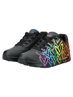 Skechers Sneakers^Sneaker in Schwarz Multi