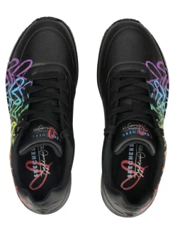 Skechers Sneakers^Sneaker in Schwarz Multi