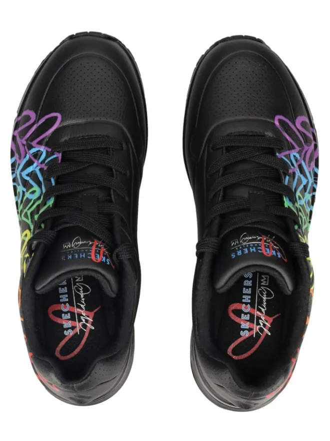 Skechers Sneakers^Sneaker in Schwarz Multi