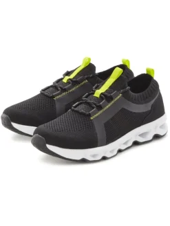 John Devin Sneakers^Sneaker in schwarz/neon