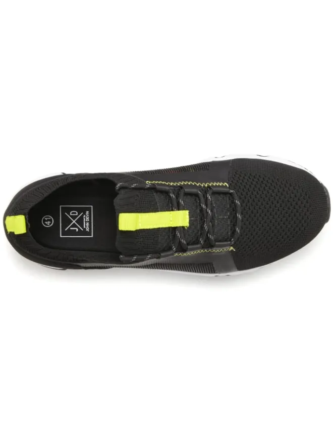 John Devin Sneakers^Sneaker in schwarz/neon