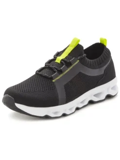 John Devin Sneakers^Sneaker in schwarz/neon