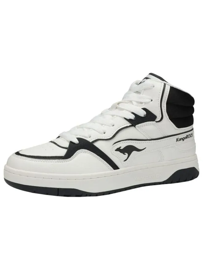 Kangaroos Sneakers^Sneaker "K-Draft Tony Mid" in Weiß/ Schwarz