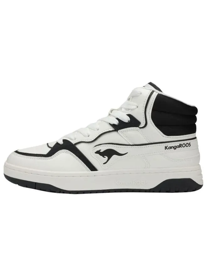 Kangaroos Sneakers^Sneaker "K-Draft Tony Mid" in Weiß/ Schwarz