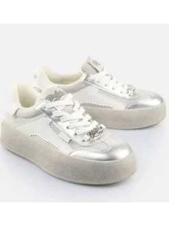 Sneaker Low Cajo in Silber/Weiß>Buffalo Sale