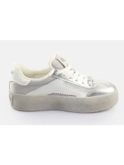 Sneaker Low Cajo in Silber/Weiß><noscript><img width=