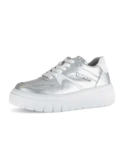Gabor Schnürschuhe^Sneaker low in silber