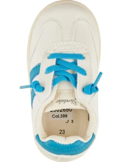 Sneaker Streifen in samtblau><noscript><img width=