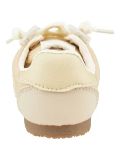 Sneaker uni in ecru><noscript><img width=