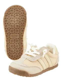 Sneaker uni in ecru><noscript><img width=