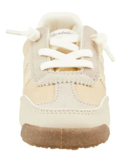 Sneaker uni in ecru><noscript><img width=