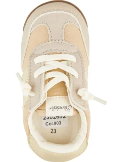 Sneaker uni in ecru><noscript><img width=