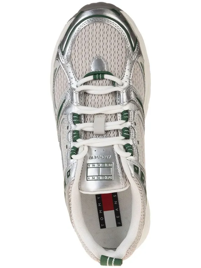 Sneakers "ARCHIVE'97" in Silber/ Grün>Tommy Hilfiger Hot