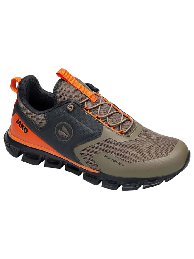 Jako Sneakers^Sneakers "Arcus" in Khaki/ Orange