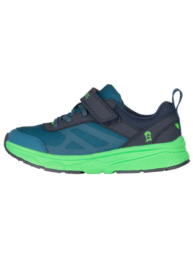 Sneakers "Borgund" in Dunkelblau/ Grün>Trollkids Discount