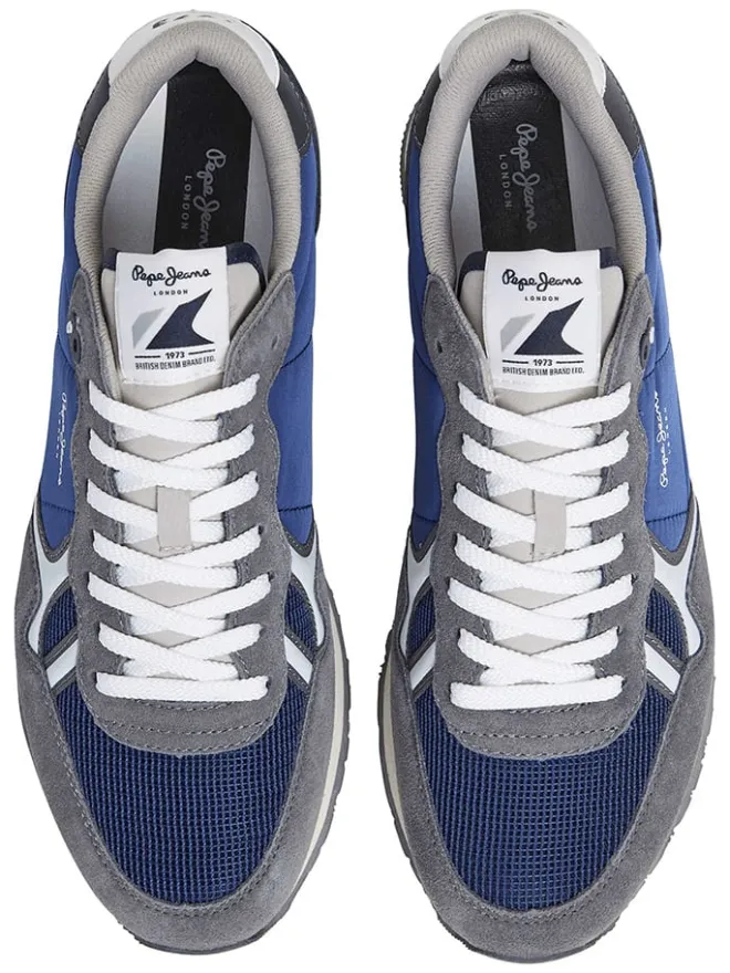 Pepe Jeans FOOTWEAR Sneakers^Sneakers "Brit Serie" in Grau/ Blau