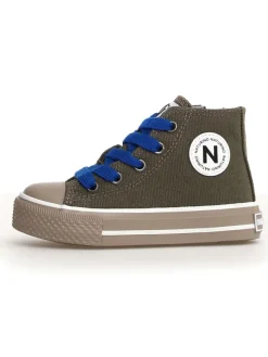 Naturino Sneakers·Sneakers High^Sneakers "Cipria" in Khaki/ Blau