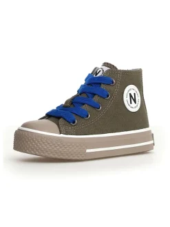 Naturino Sneakers·Sneakers High^Sneakers "Cipria" in Khaki/ Blau